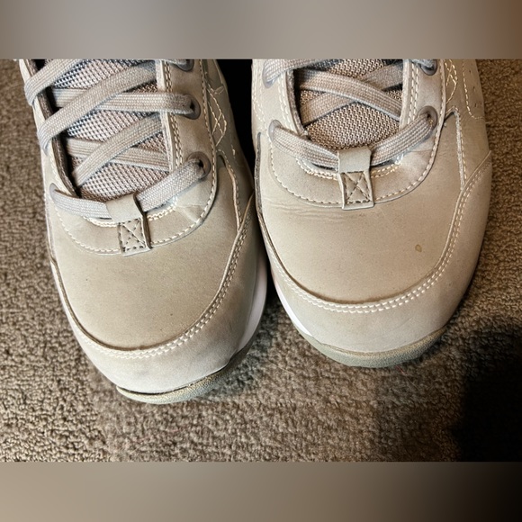 Vintage Nike Air Light Grey & White Sneakers Shoes Script Logo 00’s 310190-011 - Picture 8 of 16